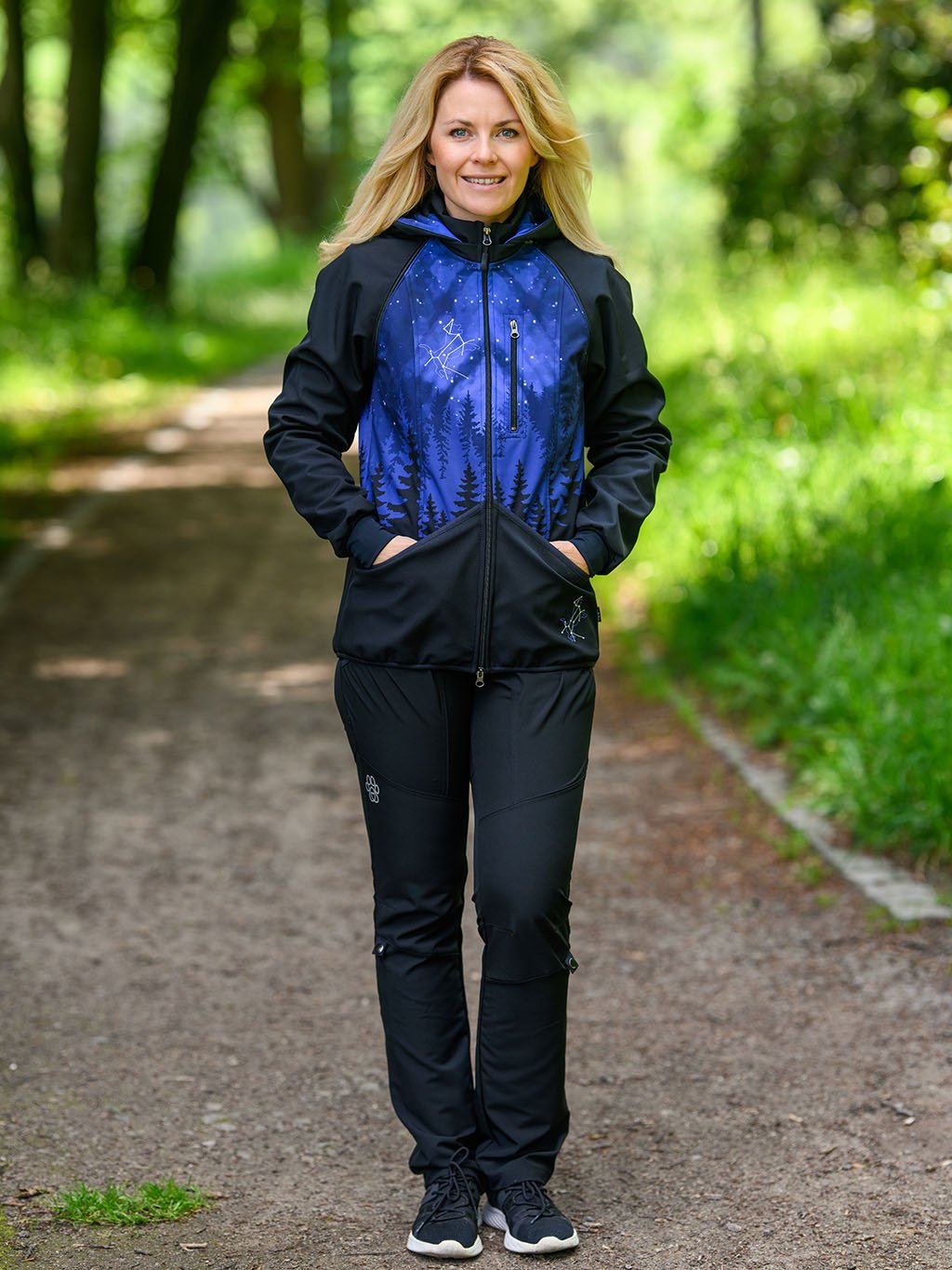 Ladies training jacket 2in1 constellation 4dox