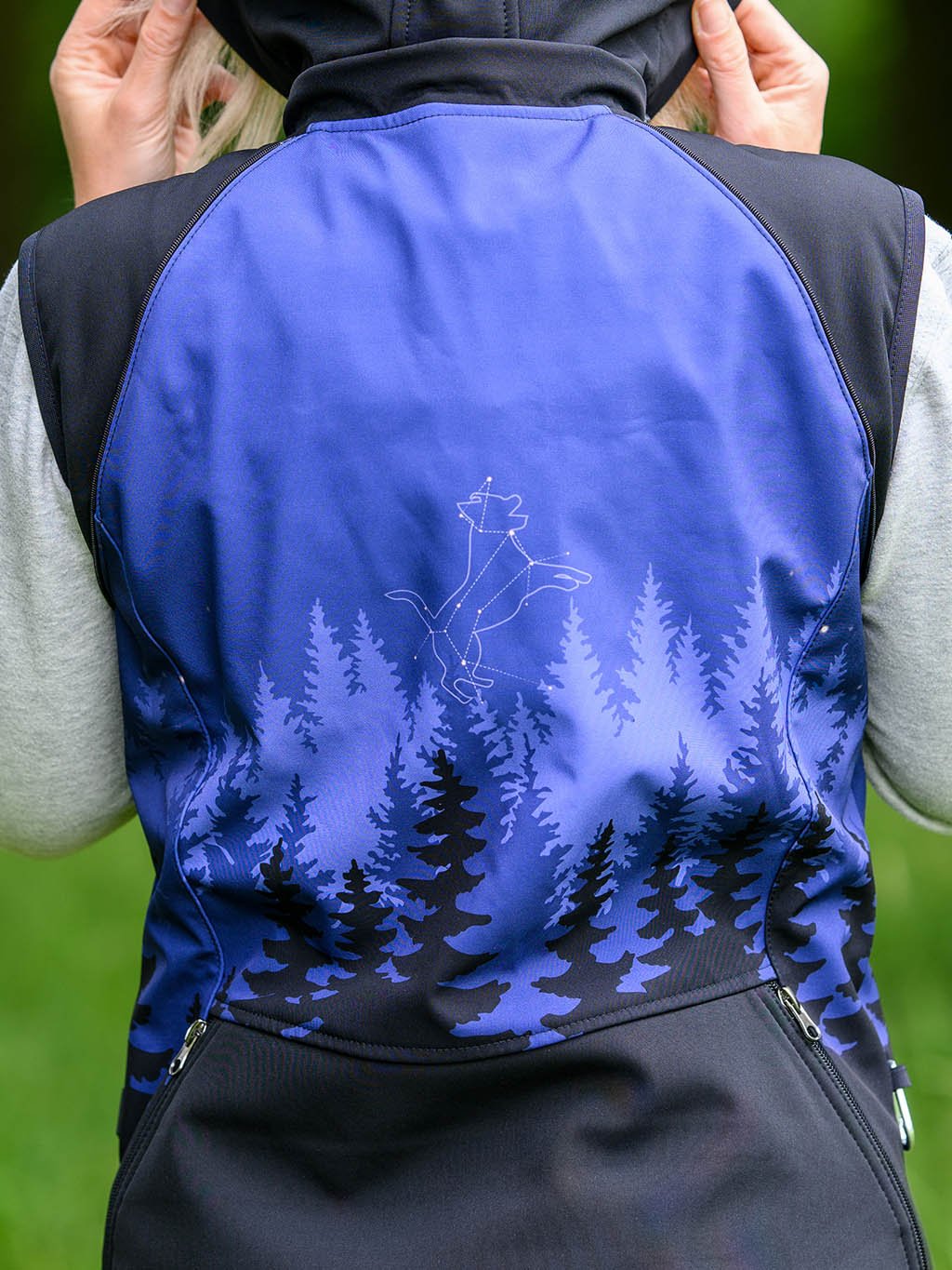 Ladies training jacket 2in1 constellation 4dox