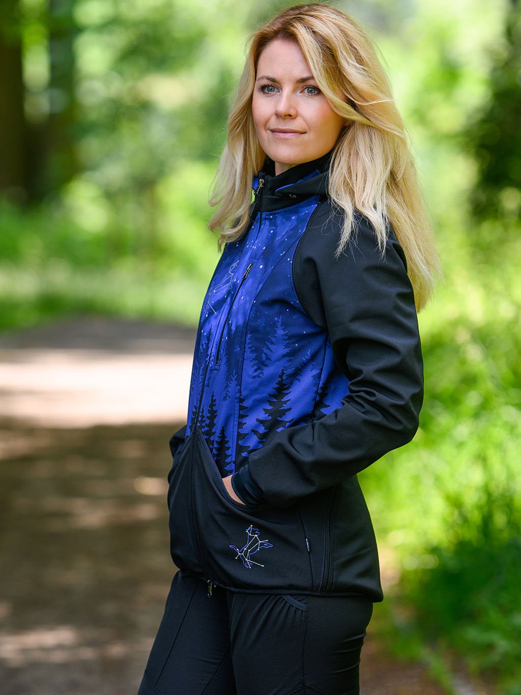 Ladies training jacket 2in1 constellation 4dox