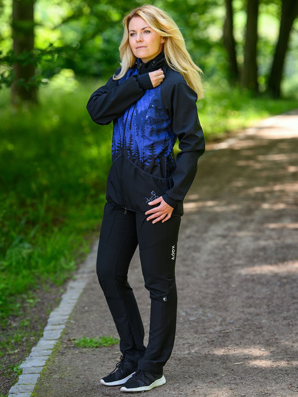 Ladies training jacket 2in1 constellation 4dox