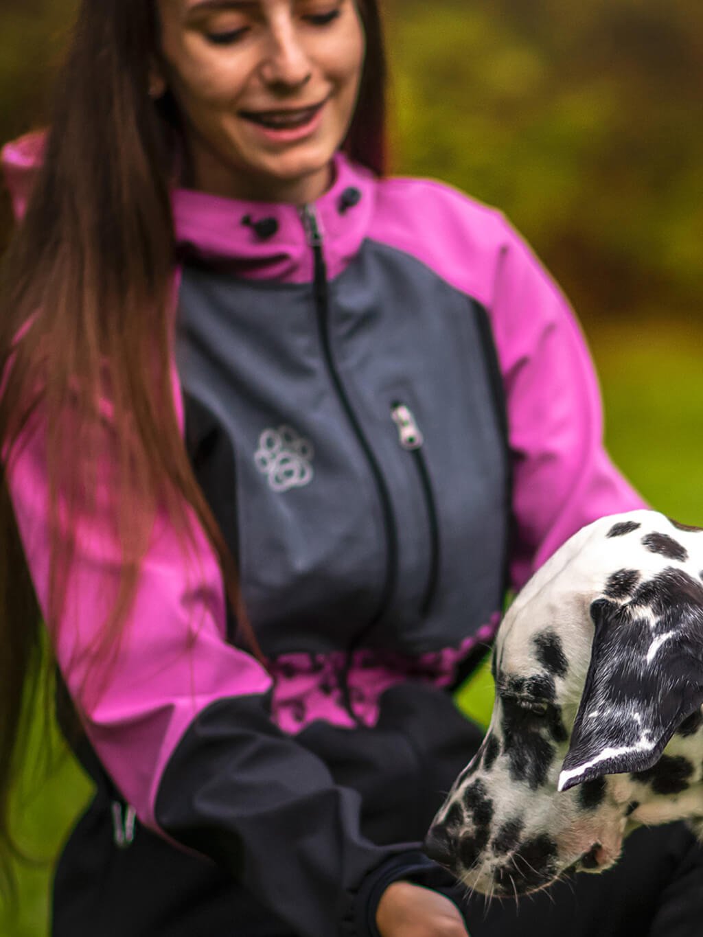 Ladies training jacket lavender year round 4dox