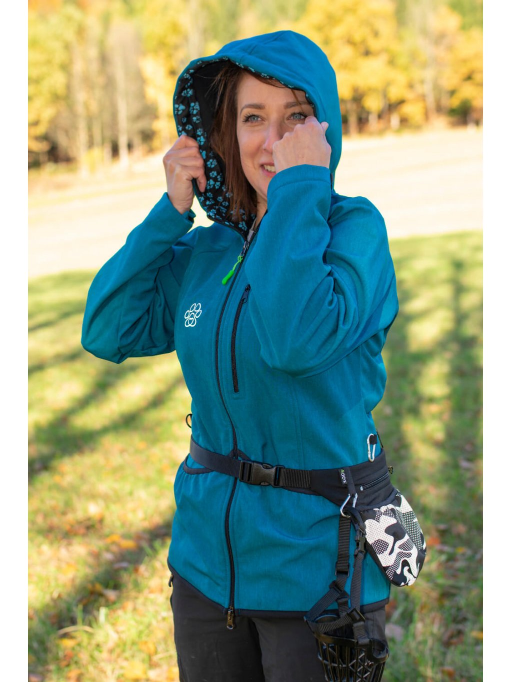 Women's training jacket teal