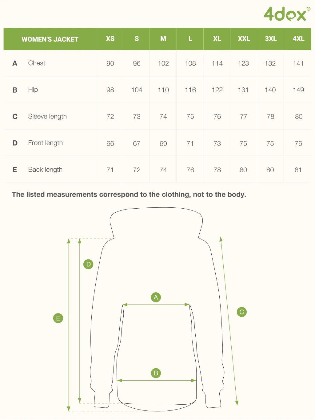 Ladies training jacket Constellation all year round