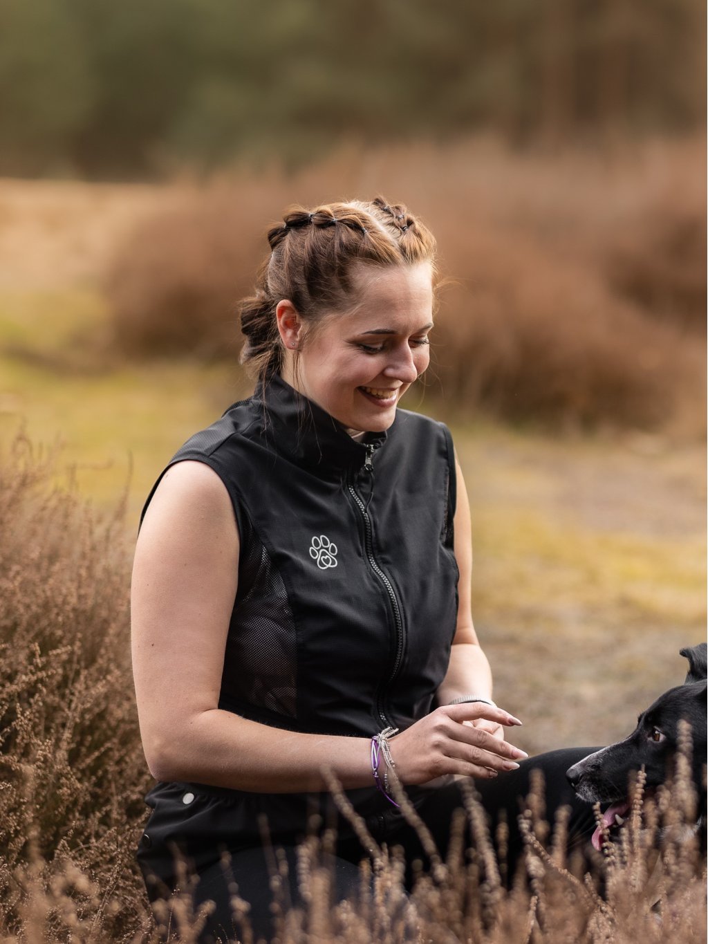 Dames Mesh zomer bodywarmer 4dox - zwart