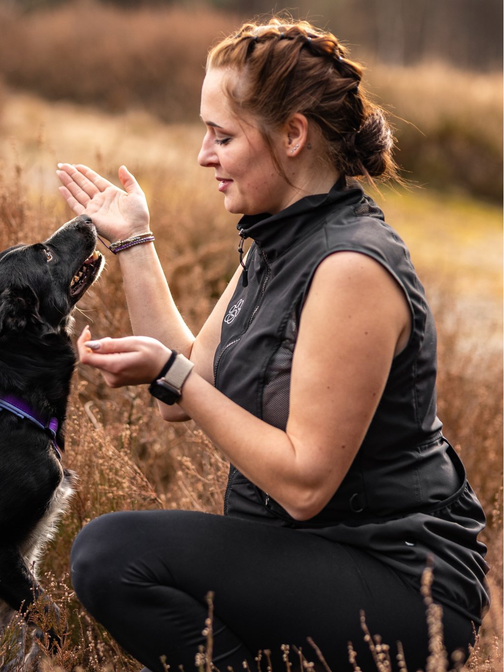 Dames Mesh zomer bodywarmer 4dox - zwart