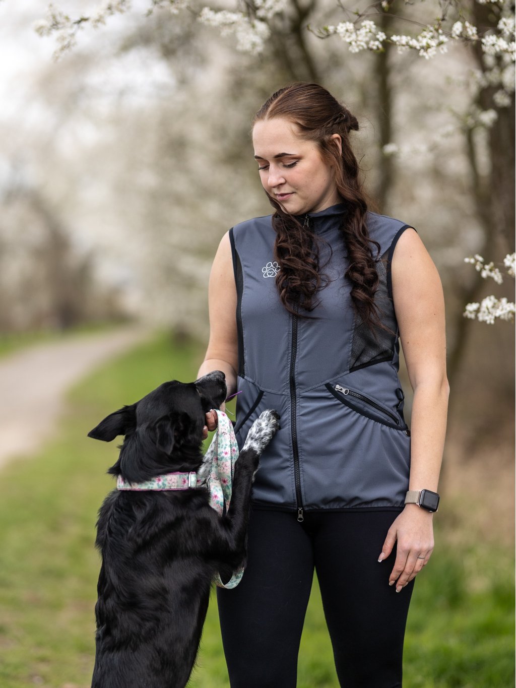 Dames Mesh zomer bodywarmer 4dox - metaal