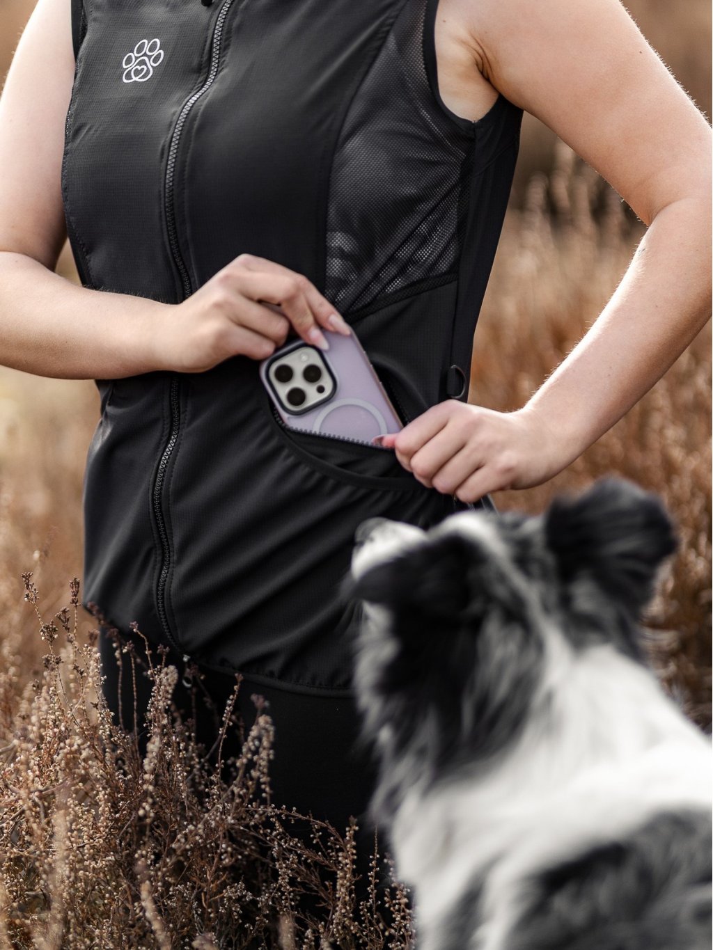 Dames Mesh zomer bodywarmer 4dox - metaal