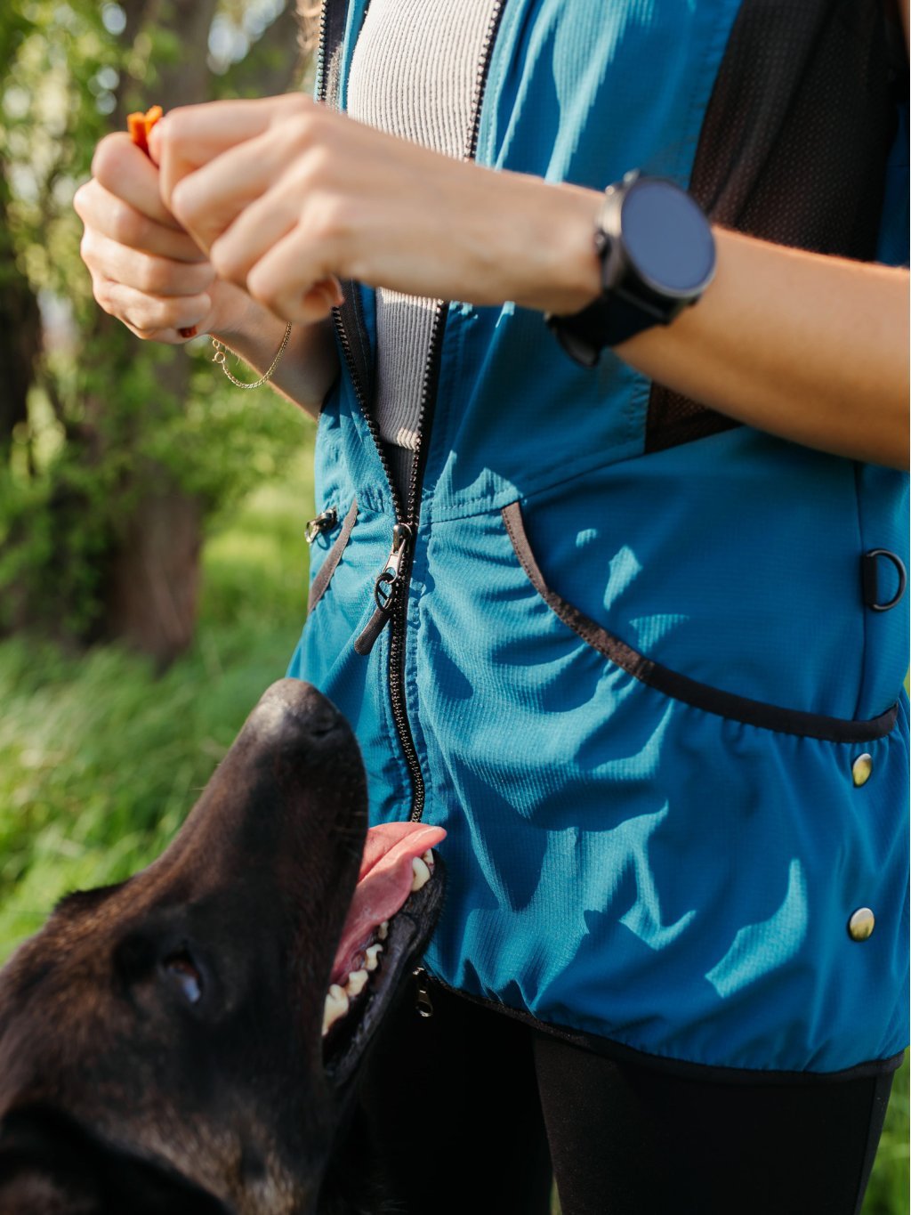 Dames Mesh zomer bodywarmer 4dox - petrol
