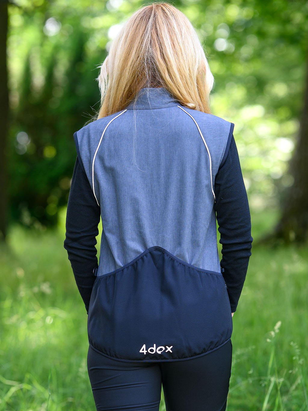 Dames bodywarmer - ANTRACIET-ZWART 4dox