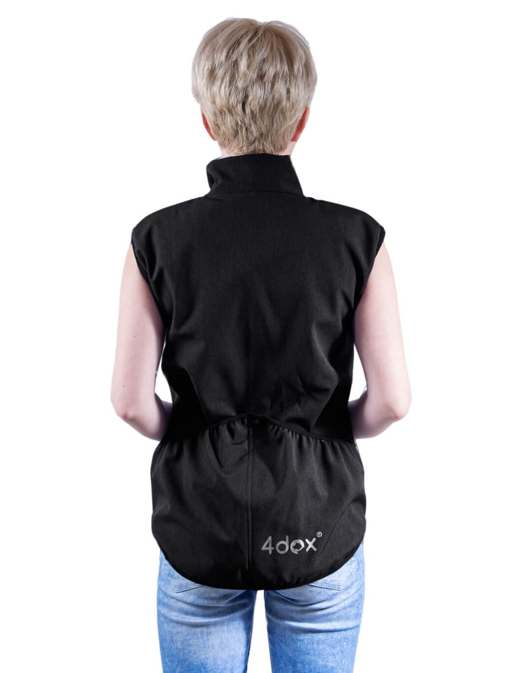 Dames bodywarmer - zwart 4dox