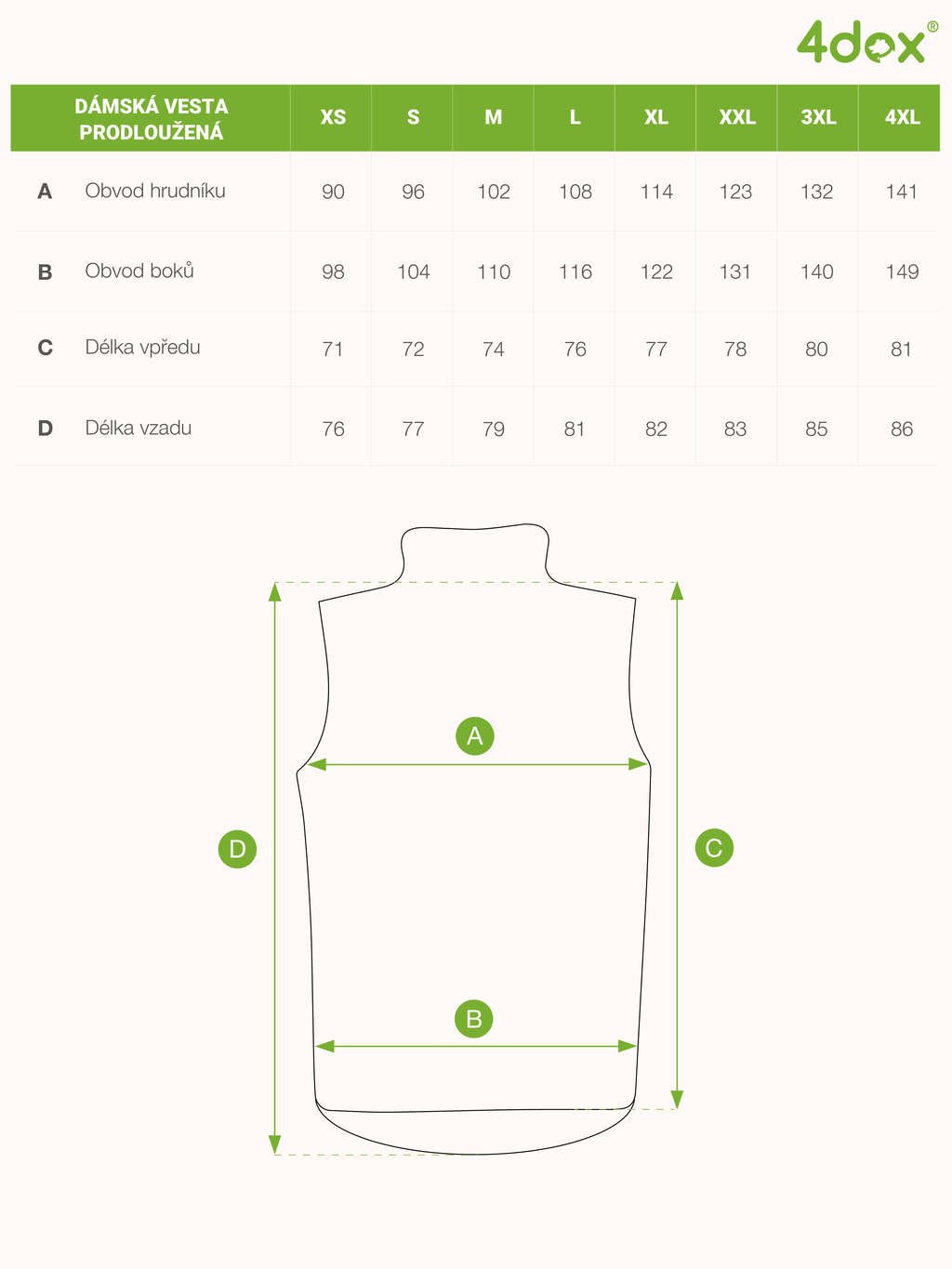 Ladies training vest - metal 4dox