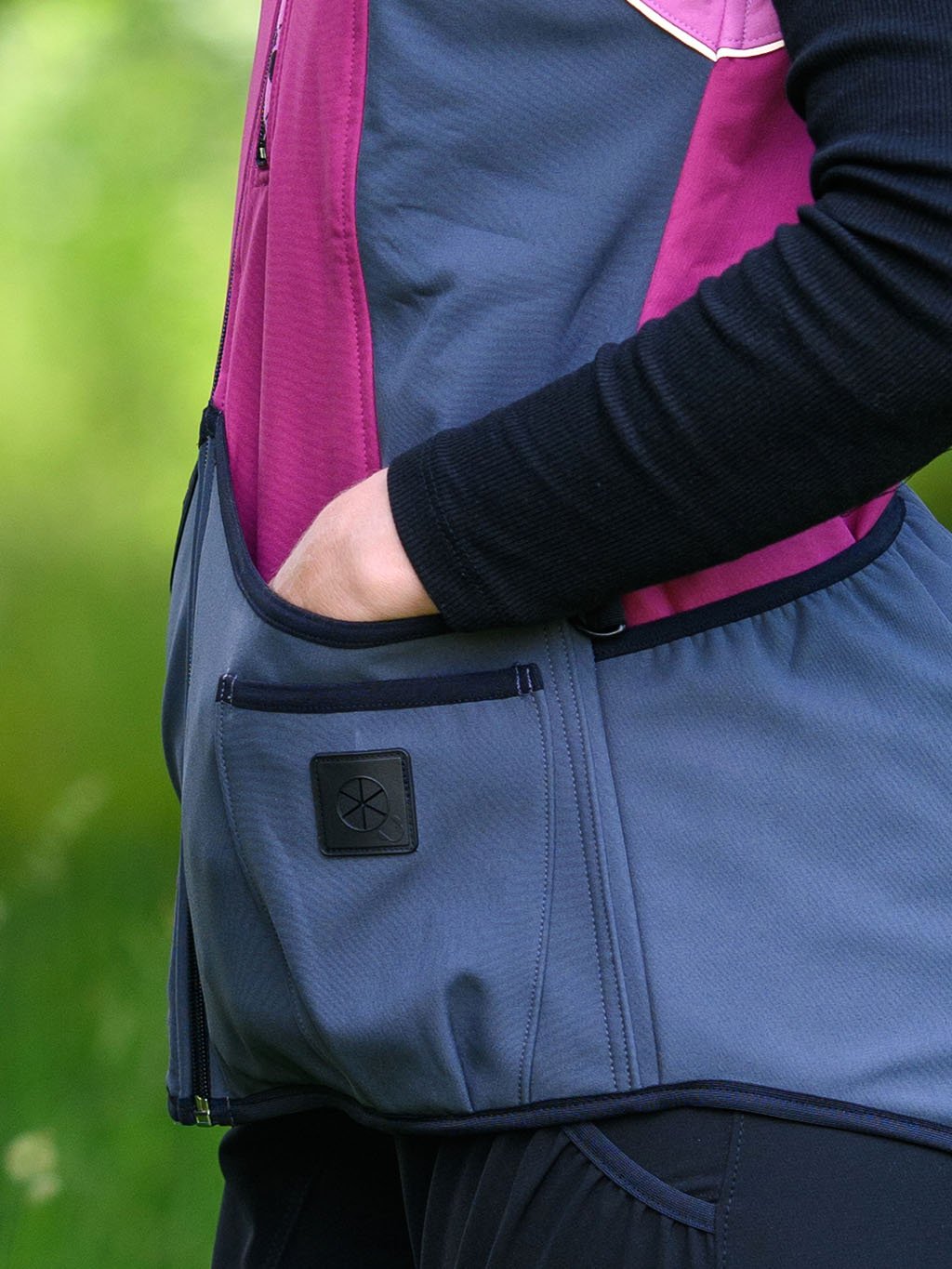 Dames bodywarmer - FRAMBOOS-LAVENDEL 4dox