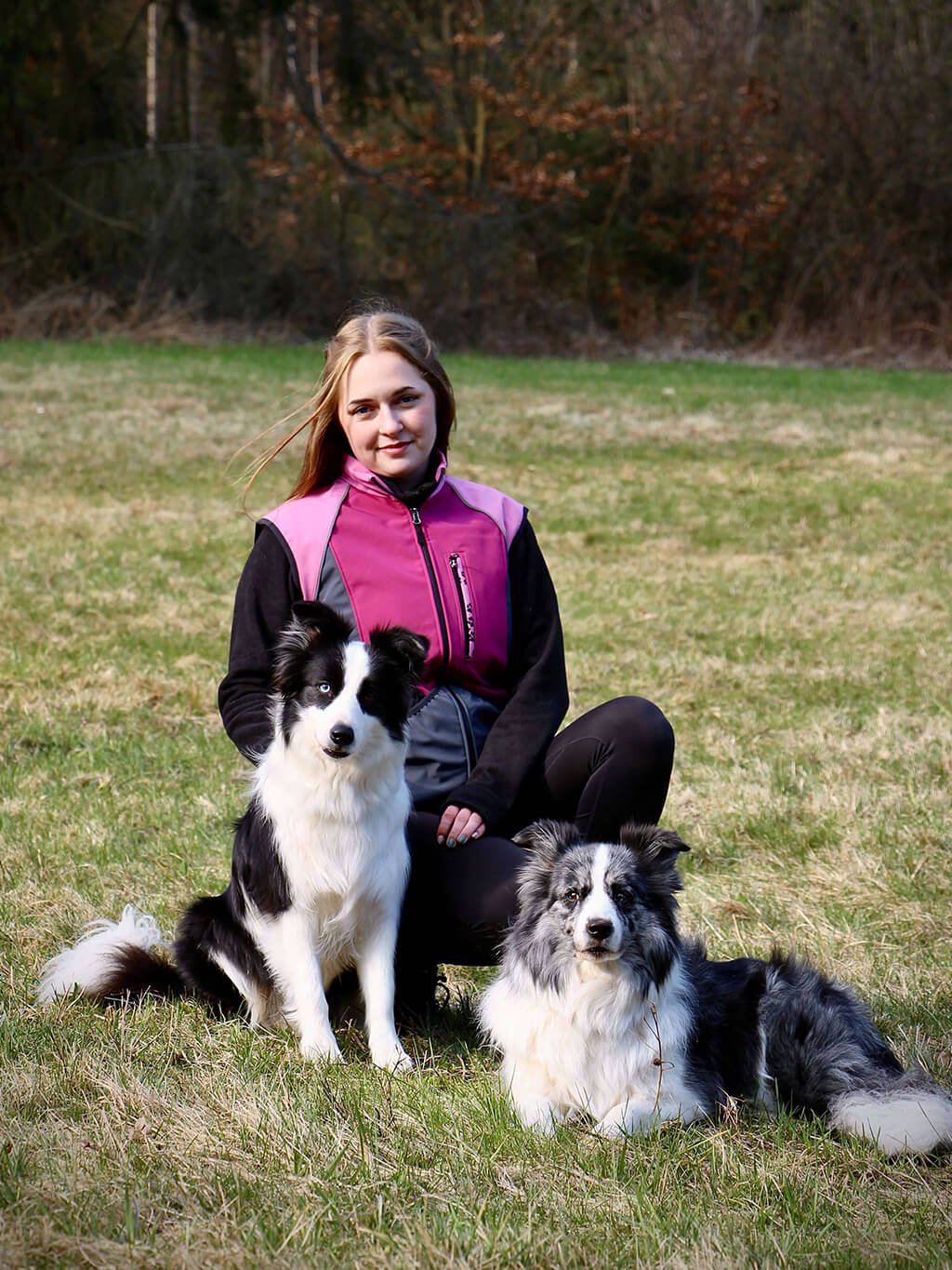 Trainingsdamesvest - MALINA-LAVENDEL zonder snoepjeszak en dubbele zak 4dox