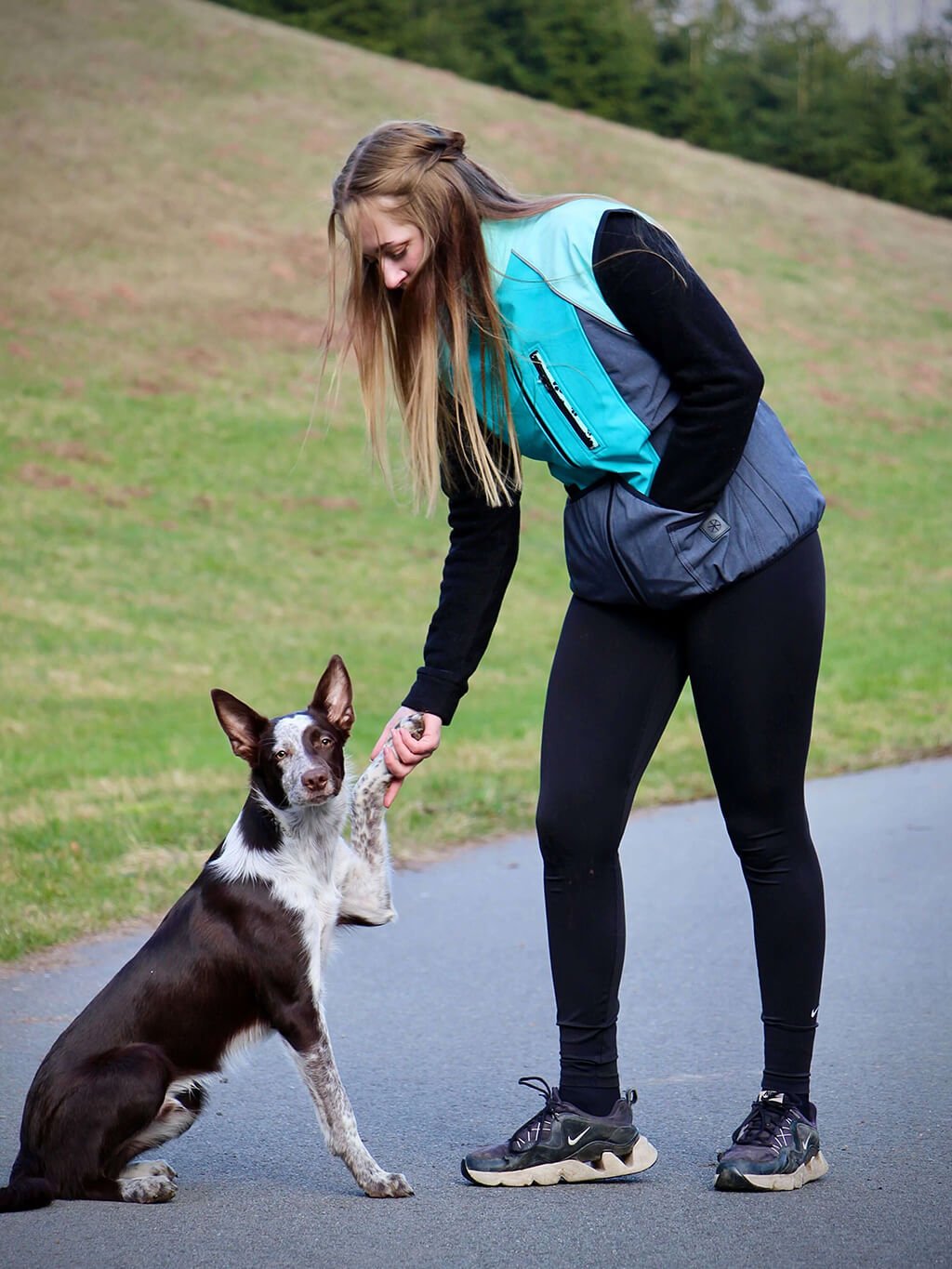 Women's training vest - MINT-TURQUOISE