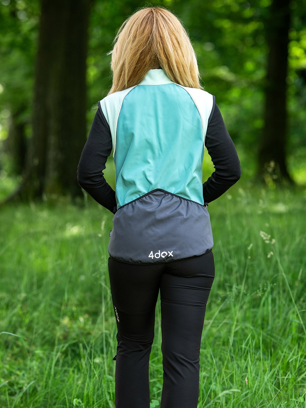 Women's training vest - MINT-TURQUOISE