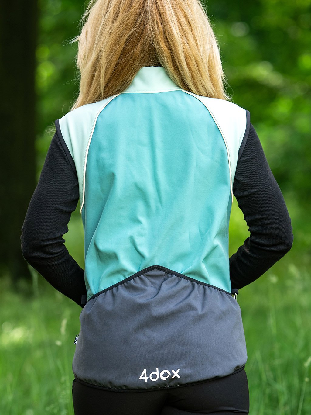 Women's training vest - MINT-TURQUOISE