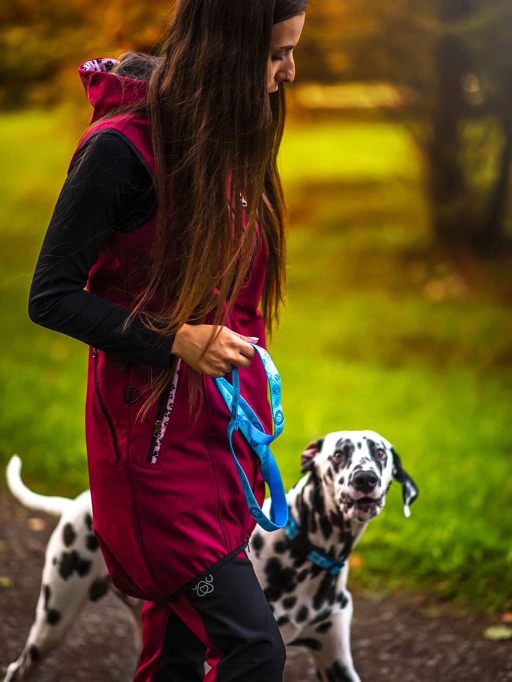 Training long vest - garnet 4dox