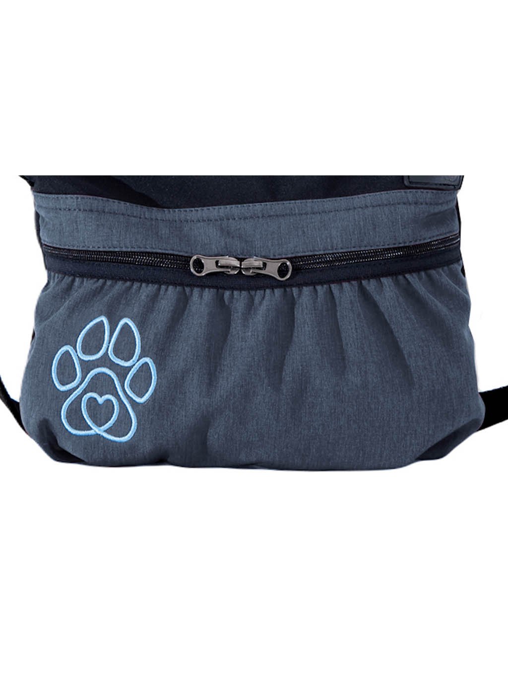 Training bag small ANTRACITE with paw 4dox