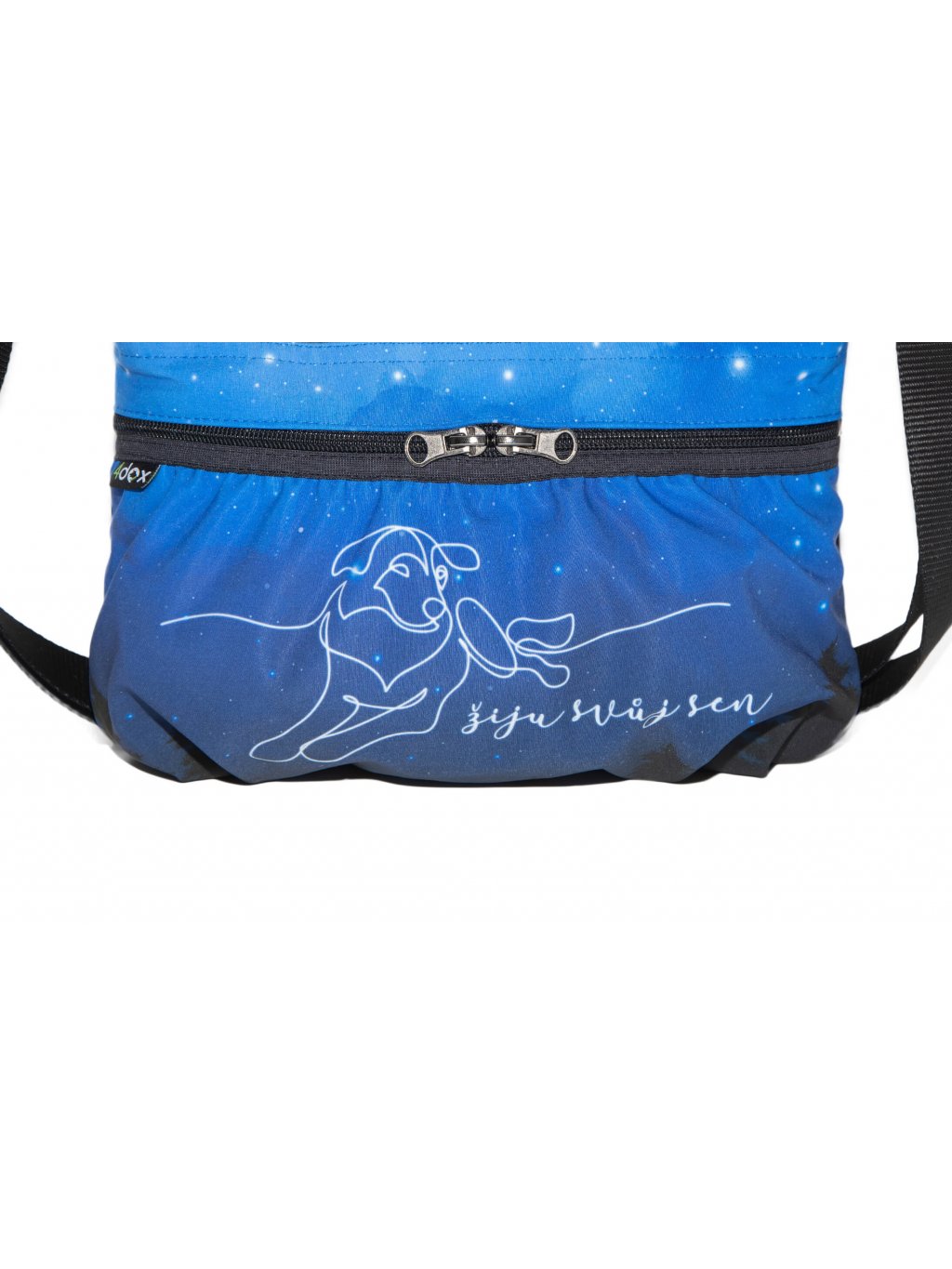 Small training bag I LIVE MY DREAM blue no. 28 clearance sale