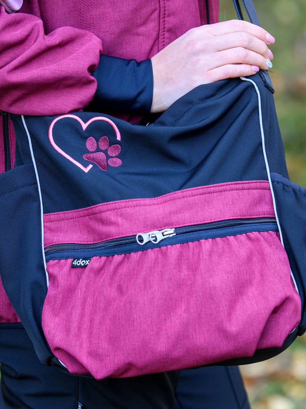 Training bag large garnet 4dox