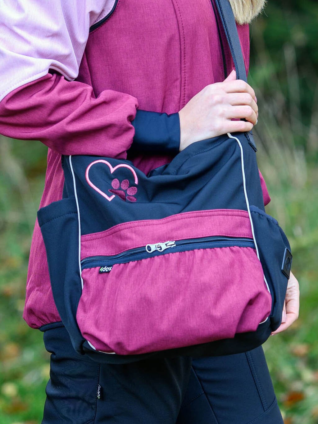 Training bag large garnet 4dox