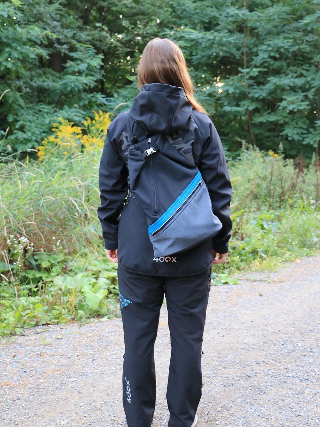 Training backpack cross TEAL