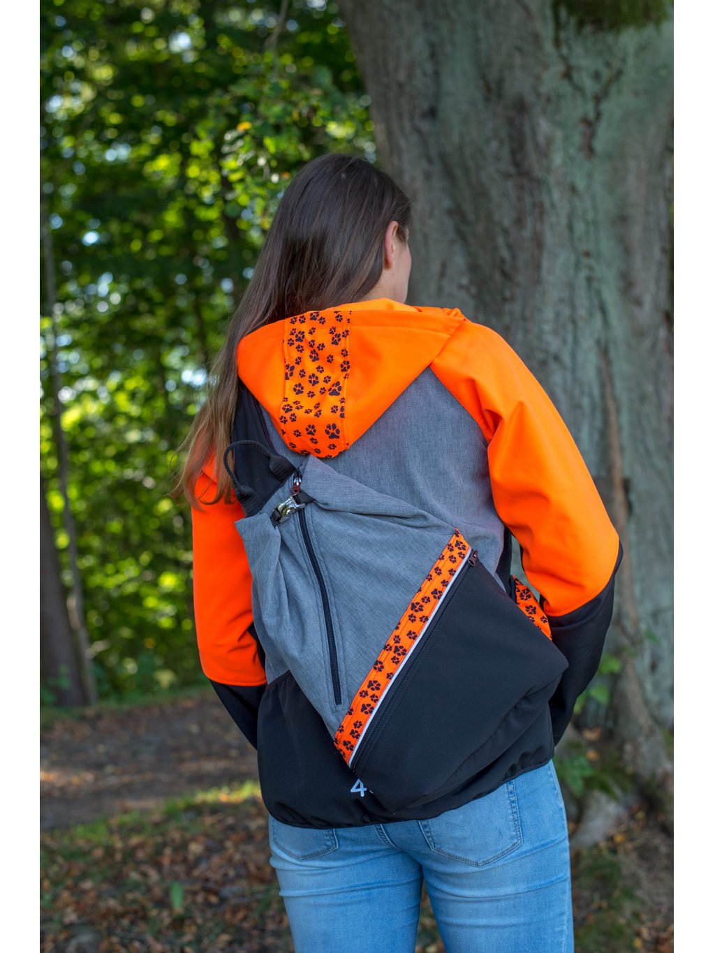 Training backpack cross CINNAMON