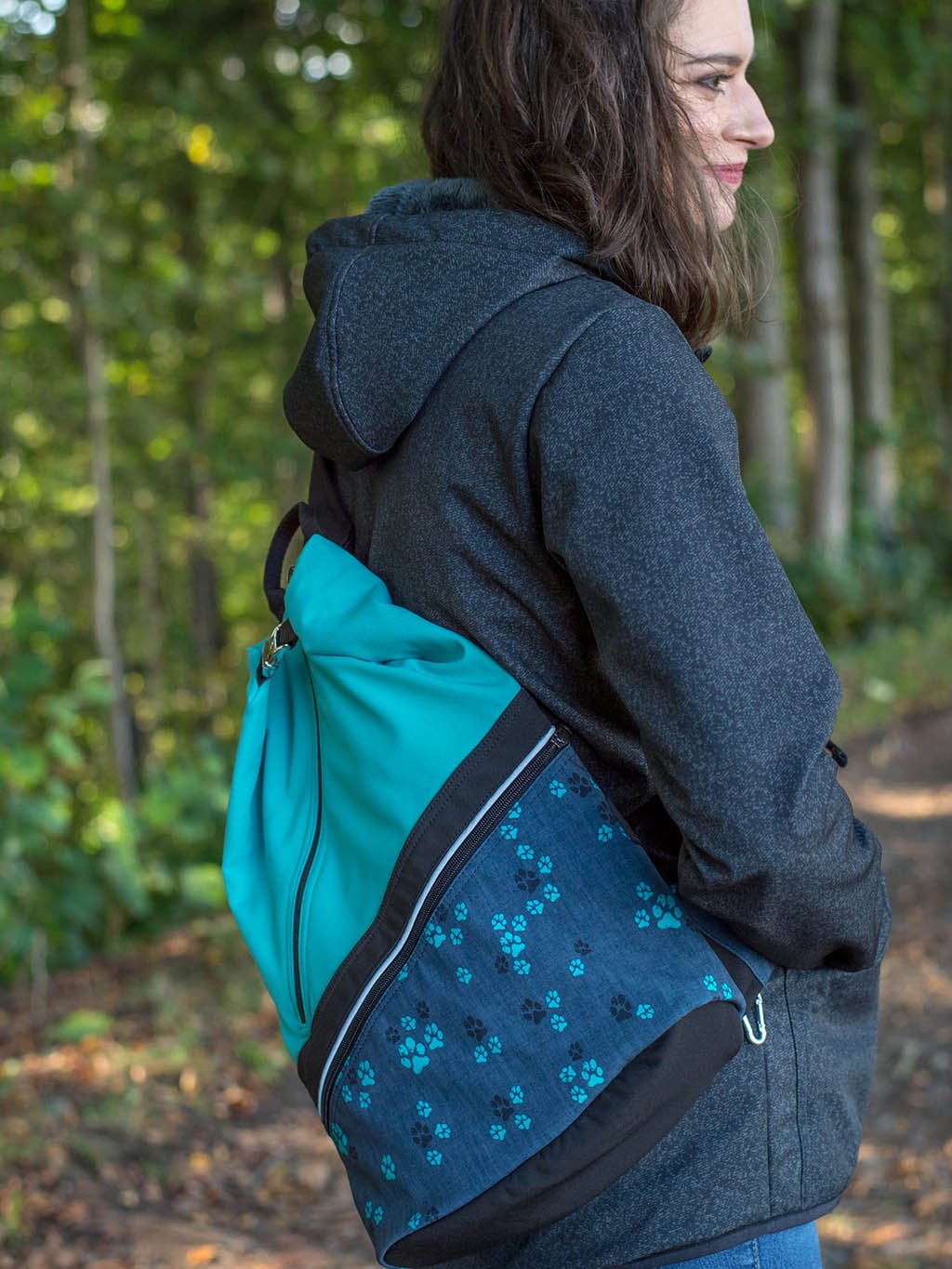 Training backpack cross TURQUOISE