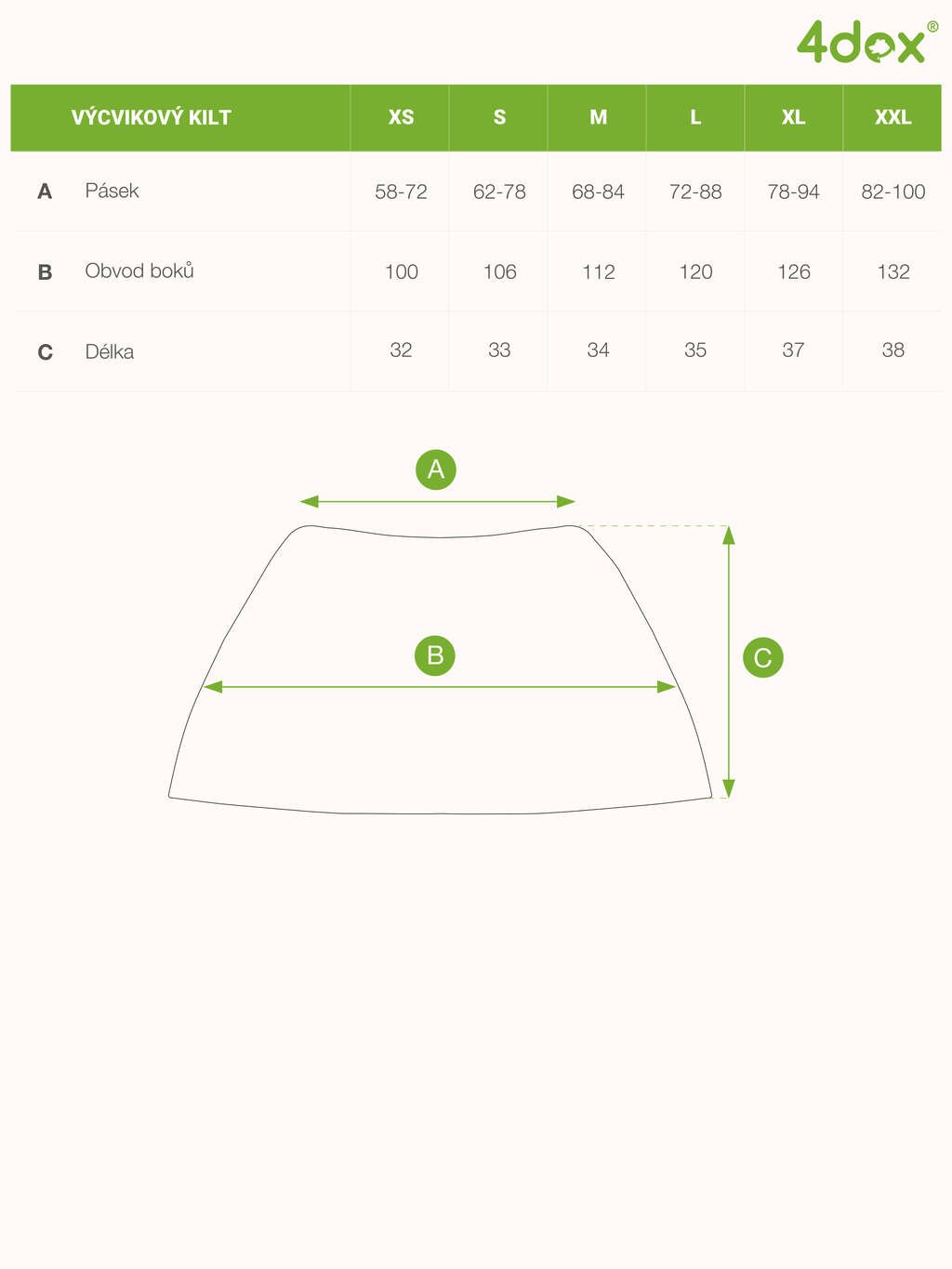 Trainingskilt - ZWART 4dox