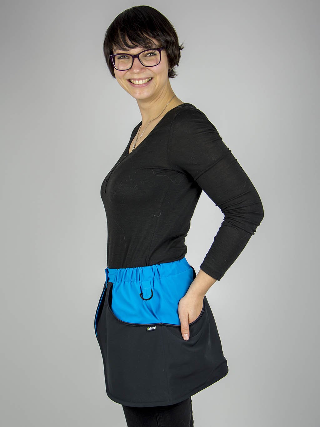 Training kilt with treat pouch XS - navy royal SALE