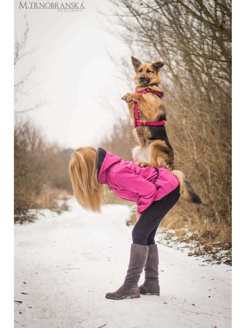 Winterjas roze AANBIEDING