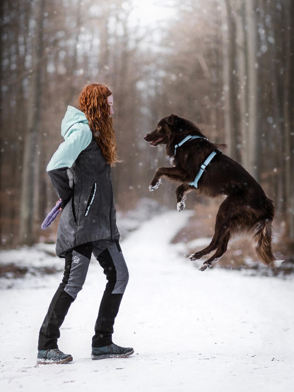 Women's winter coat - mint