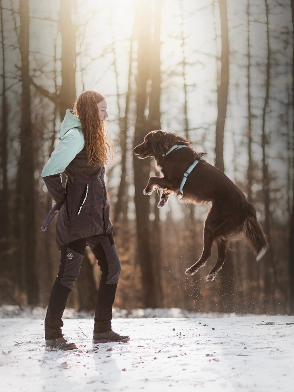 Dames winter parka mint 4dox