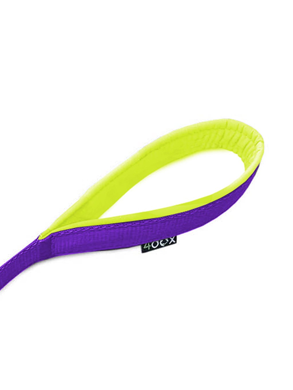 Yellow floating ball 6 cm with purple handle 4dox