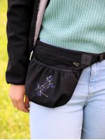 Treat pouch with magnetic closure Constellation of the Dog 4dox