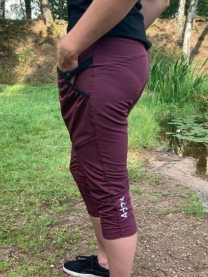 3/4 shorts BURGUNDY