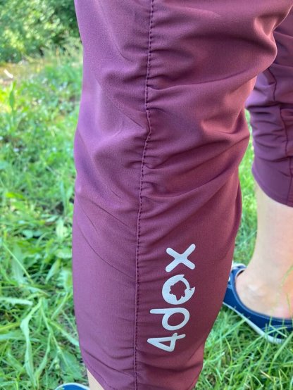 3/4 korte broek 4dox BORDO 2