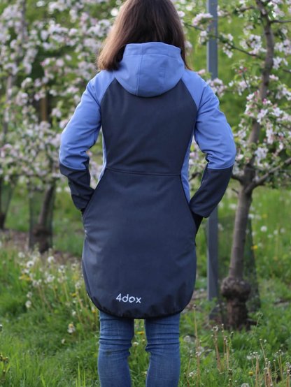 All-season coat periwinkle 2