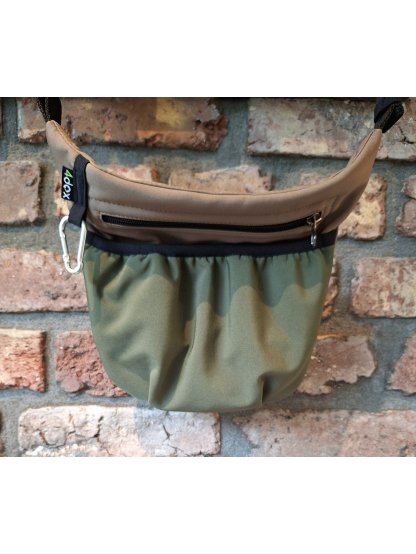 Dog training treat pouch Olive Taupe - shipped within days
