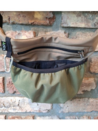 Dog training treat pouch Olive Taupe - shipped within days 2
