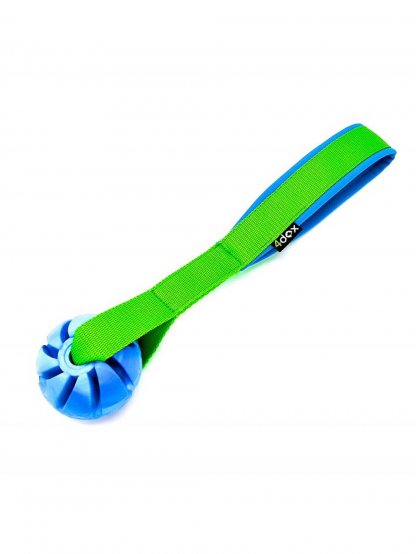 Blauw drijvend balletje 5 cm met handvat 4dox