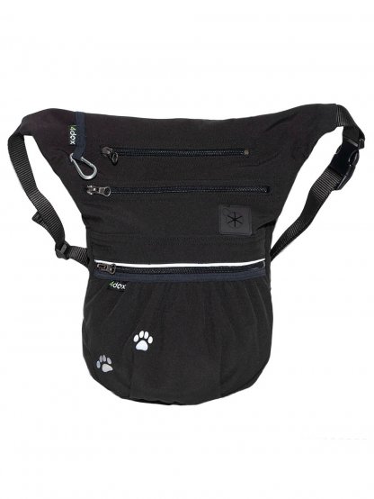 Running bag with reflective paws All-black 2