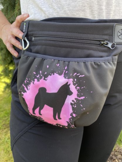 Treatbag  pink with magnetic clasp Shiba-inu S sale