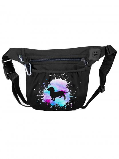 treat pouch with mangnetic closure Dachshund J1 4dox