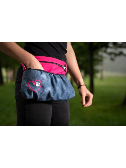 Dog training treat pouch XL jeans