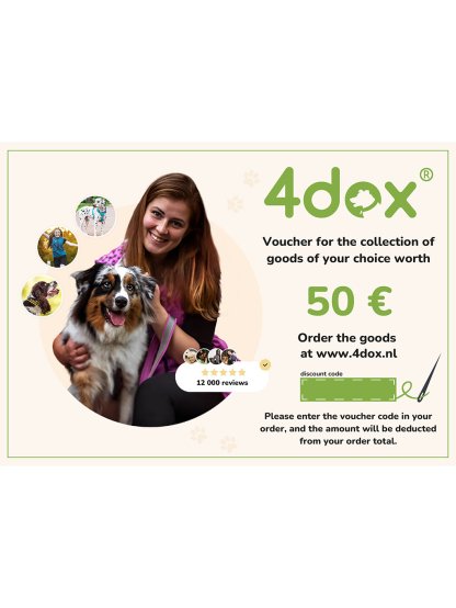 Voucher 4dox for purchase worth 50 €