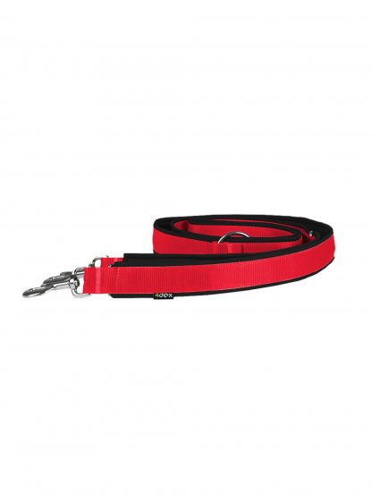 switching leash - RED-BLACK 4dox