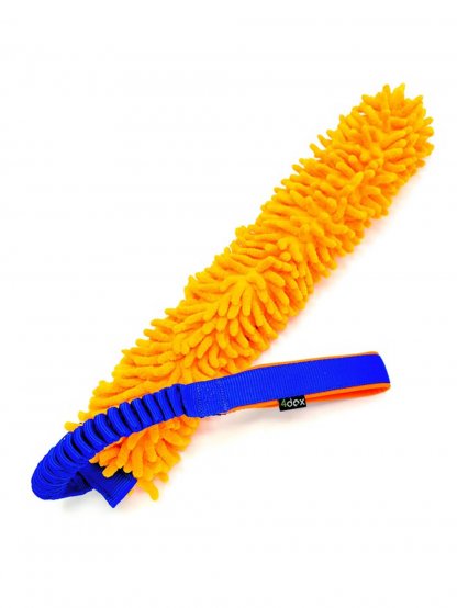 LONG orange tug toy with shock absorber 4dox