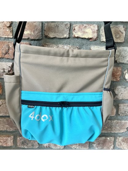 Training bag large Taupe Turquoise - shipped within days