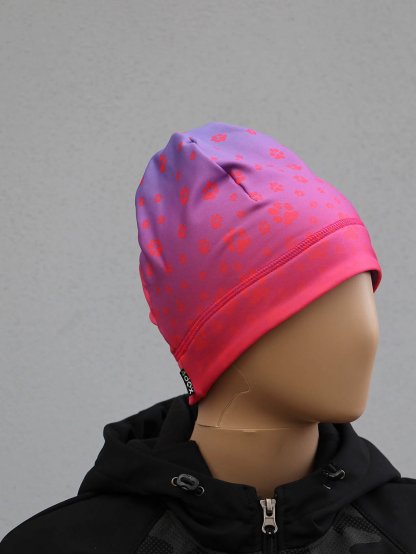 Sport. cap fleece + low ponytail E24L periwinkle